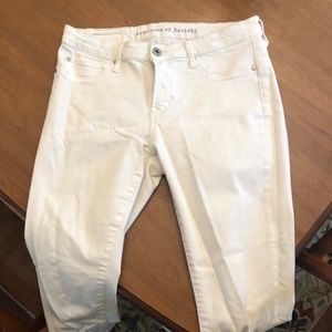 Articles of Society White Skinny Jeans 28